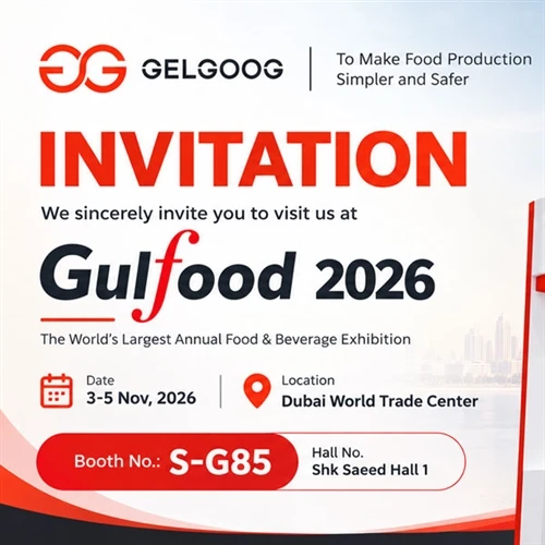 Rencontrez GELGOOG au Gulfood Manufacturing 2026 à Dubaï